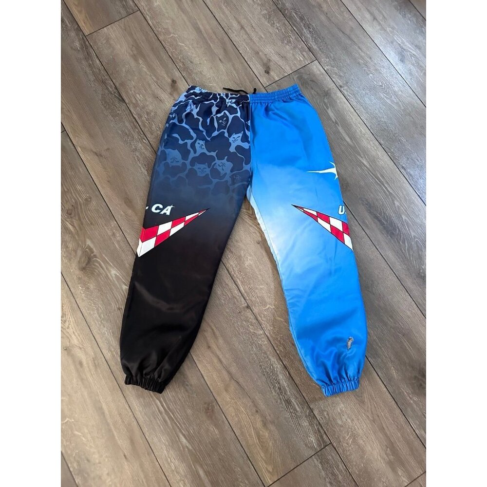 Ripndip NASCAR Nerm puffer racecar blue camo pants large